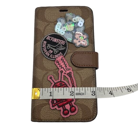 COACH  Keith Harding Collection Phone Case with Card Slots - Picture 8 of 9